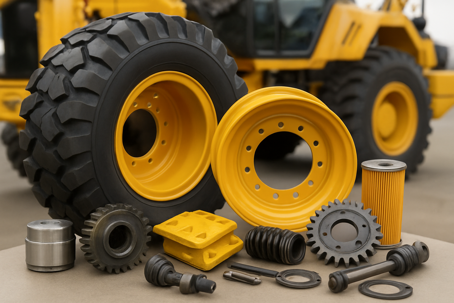 supply of heavy duty equipment spare parts.
